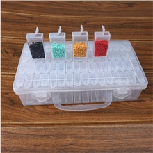 Grote Diamant Schilderen Tool Container Diamant Borduurwerk Stone Opslag Accessoire Mozaïek Gemak Doos Met Gratis Sticker
