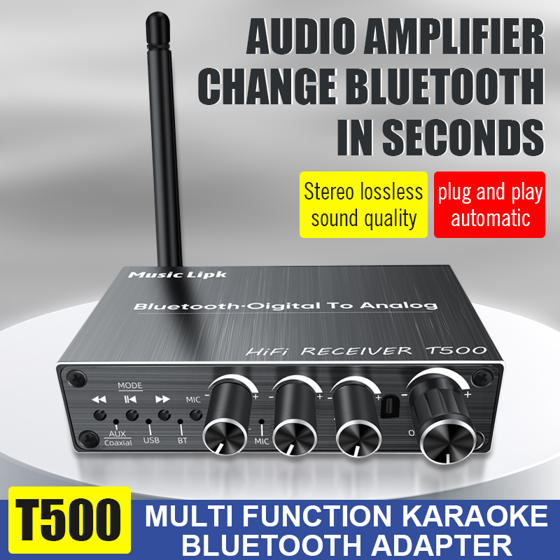 DAC Bluetooth 5,4 Audio- empfänger Digital-Analog-Wandler 3,5mm Aux RCA Koaxial USB U-Disk Karaoke Stereo kabellos Adapter