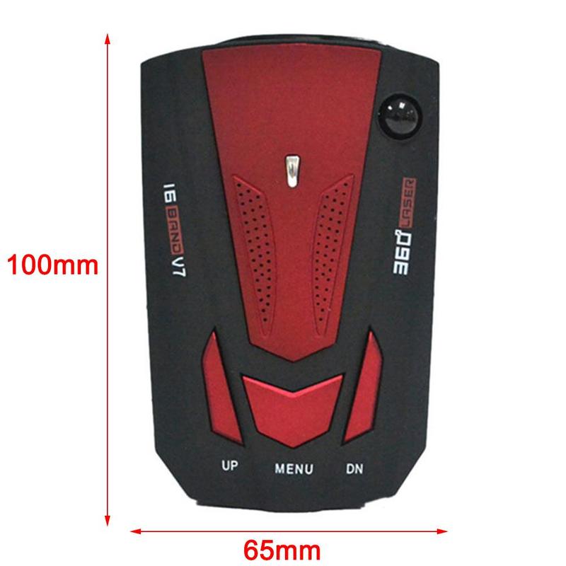 360 Degree Warning LED Display Auto GPS Car Voice Mobile Alert Mobile Speedometer For Car Detector H3W0