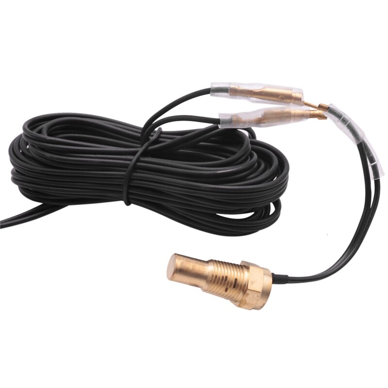 2X,2 In 1 Car LCD Digital Gauge Voltage Pressure Water Temperature Meter Buzzer Alarm M10