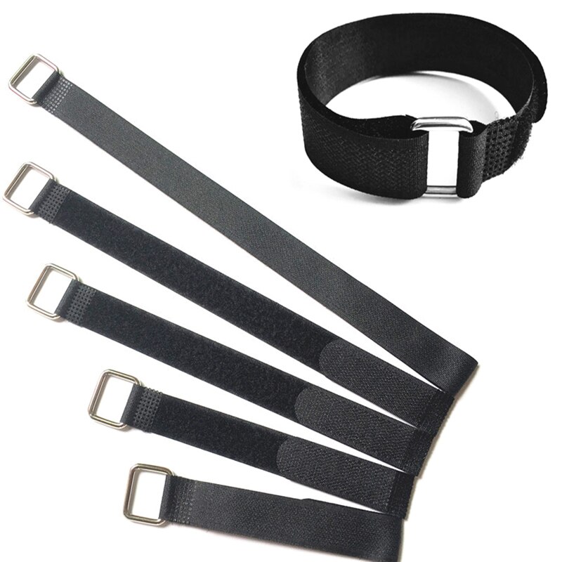 50pcs/lot Reverse buckle velcros Adhesive tape bundling belt nylon tape hook loop fastener Magic tape velcros strap DIY sticky