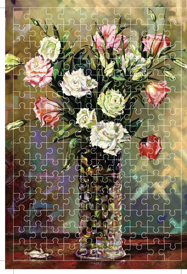 Zehn Stil 150 teile/satz Mini Rohre Jigsaw Dicken Papier Puzzle Erwachsene Kreative Spielzeug Pädagogisches Puzzles Weihnachten Für Kinder: Style 7