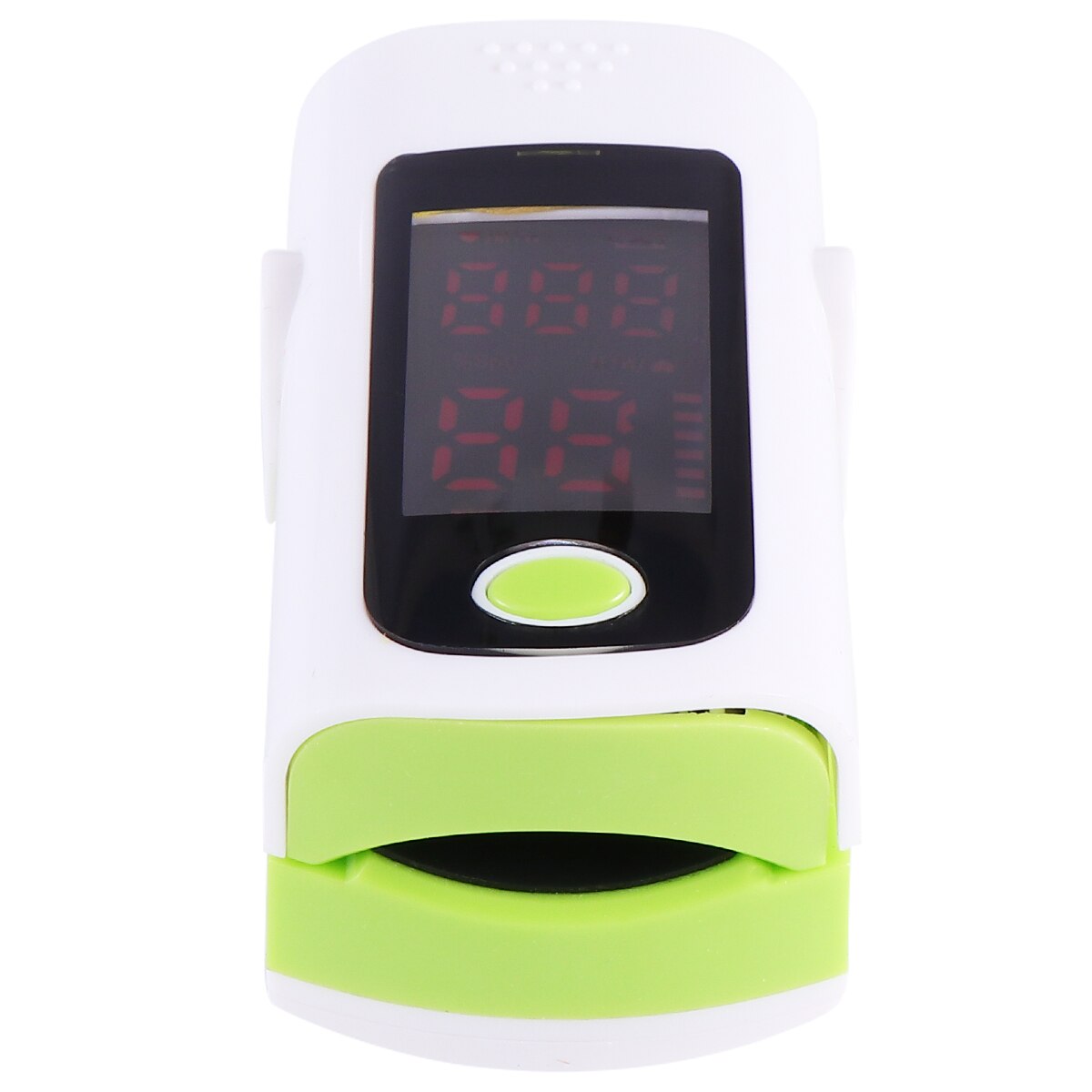 Pink Fingertip Pulse Oximeter Blood Pressure Oximetry Heart Rate Monitor SpO2 Oximetry Monitor without Battery Without Battery: Green