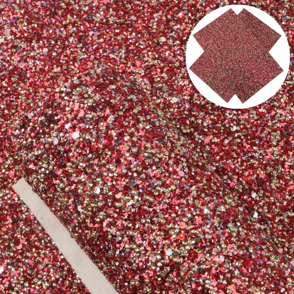 David angie 20*34cm dikke glitter imitatie synthetisch leer stof diy haarstrik tas schoenen handgemaakte materialen accessoires ,1 yc 6896: 1084786003