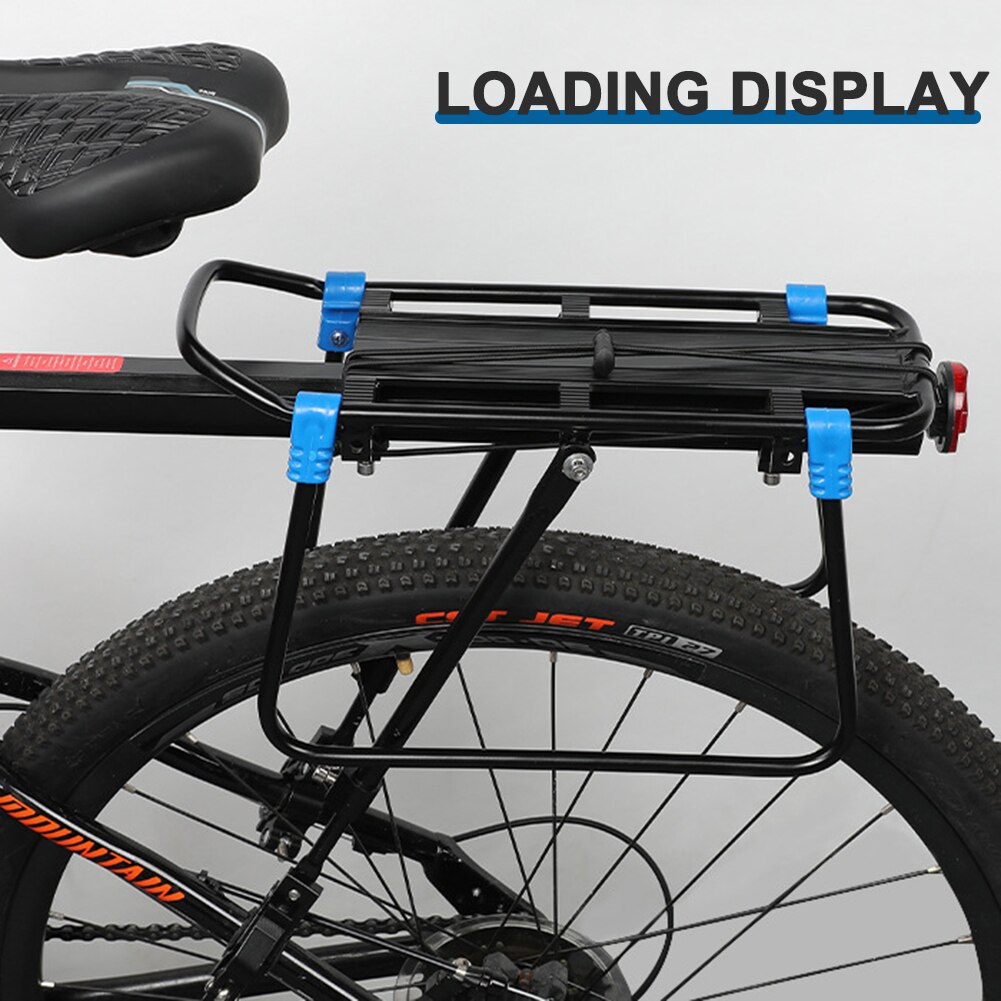 Bike Bicycle Cargo Rack Quick Release Adjustable Bike Rear Rack Mountain Road Bicycle Cargo Luggage Carrier Rack 50-100KG Load