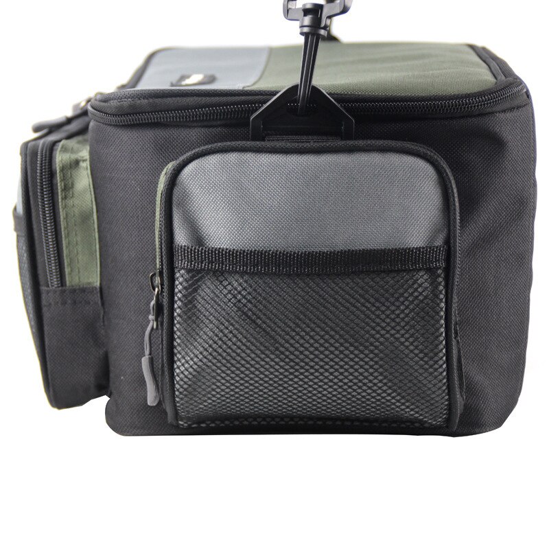 Fisketaske oxford multifunktionel fiskehjul lokkeudstyr opbevaringstaske udendørs karpe fiskegrej skulder crossbody tasker