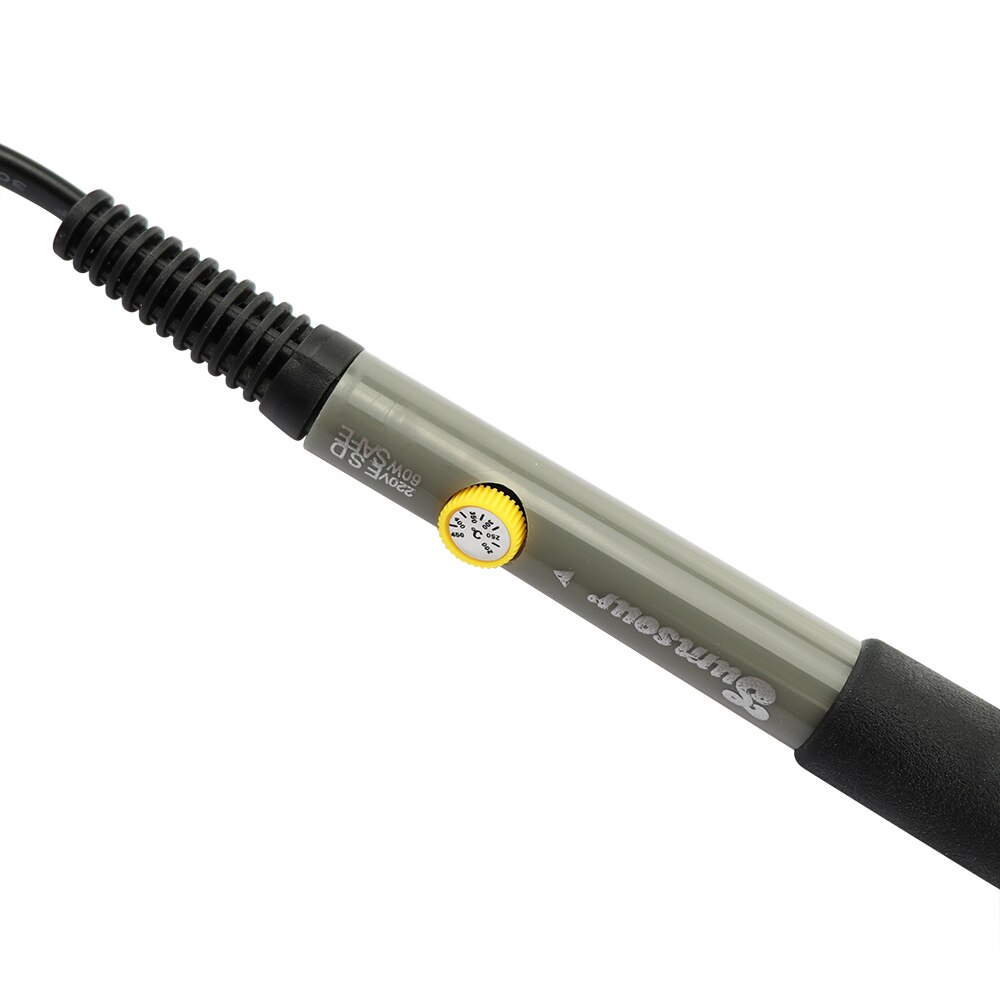 60W Mini Gray Electric Soldering Iron With Adjustable Temperature 220V/110V Soldering Rework Station Soldering Iron Accessories