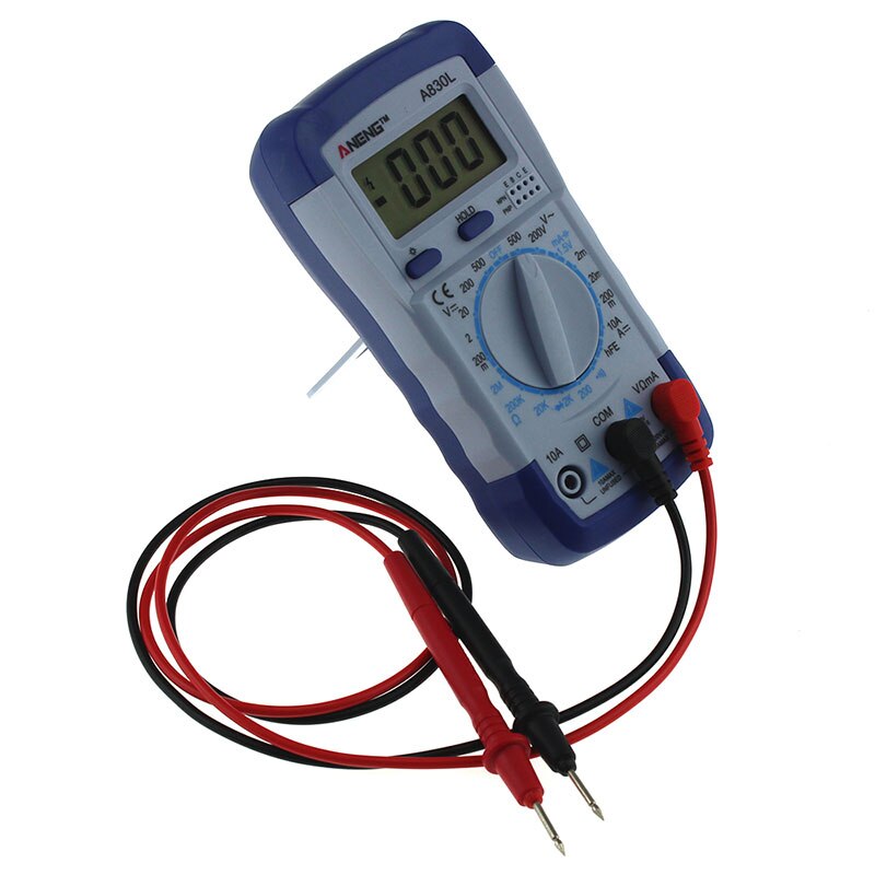 Handheld LCD Digital Multimeter A830L AC/DC Avometer Resistance Circuit Tester Precise Measuring Tool Electronic Volt Meter