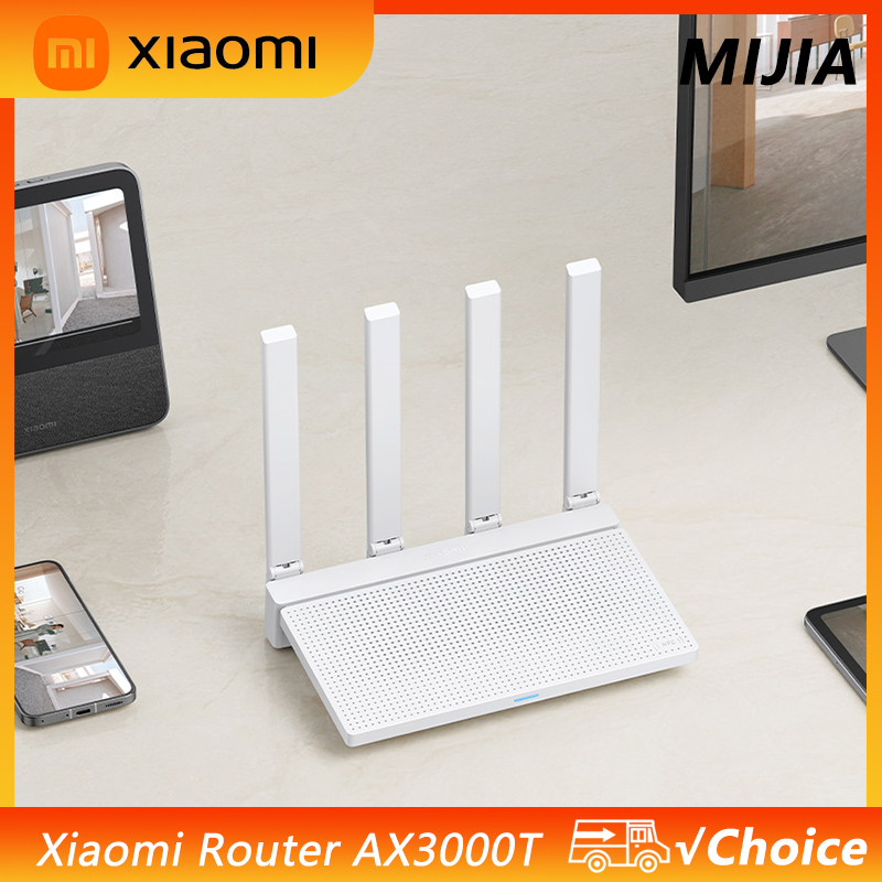 Oryginalny router xiaomi  ax3000t 5 ghz, szerokopasmowy, 160 mhz, procesor 1.3 ghz, szybkie połączenie nfc do gier w domu i biurze.