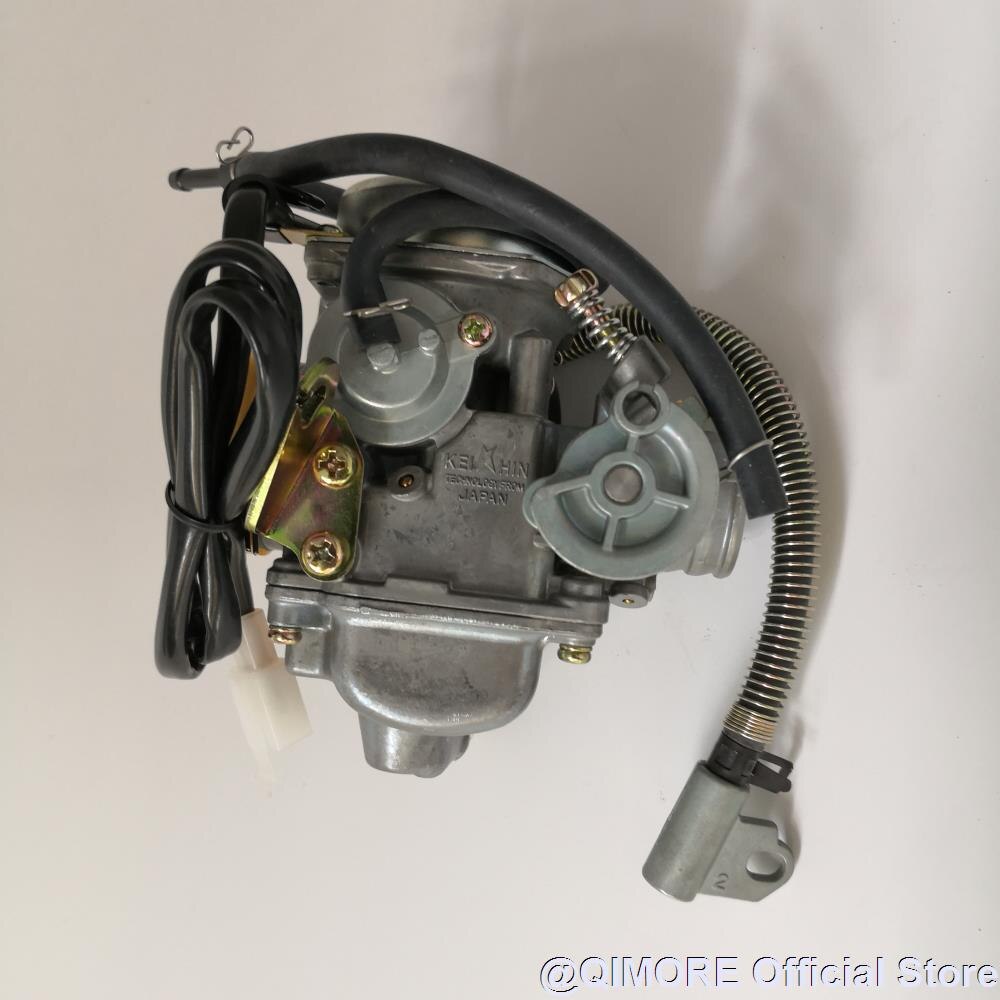 24mm carburateurs  pd24j met externe olie-aftappijp voor 4 -takt scooter bromfiets atv 152 qmi 157 qmj  gy6 125 gy6 150