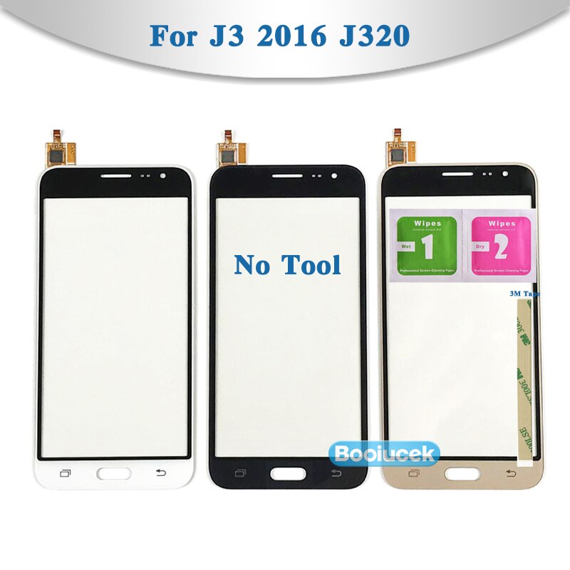 5.0 "samsung galaxy  j320 j3 j320a j320m j320p j320 -kosketusnäytön digitointianturin lasilinssi