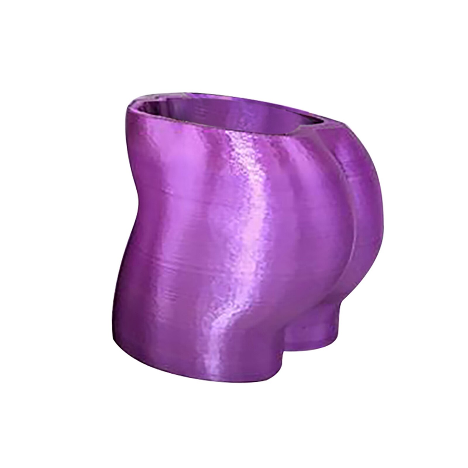 Billen Vorm Resin Bloempot In 9 Kleuren Effen Eenvoudige Stijl Ornamenten Voor Desktop Kleurrijke Plant Bloem Pot Tuin Home Decor: violet