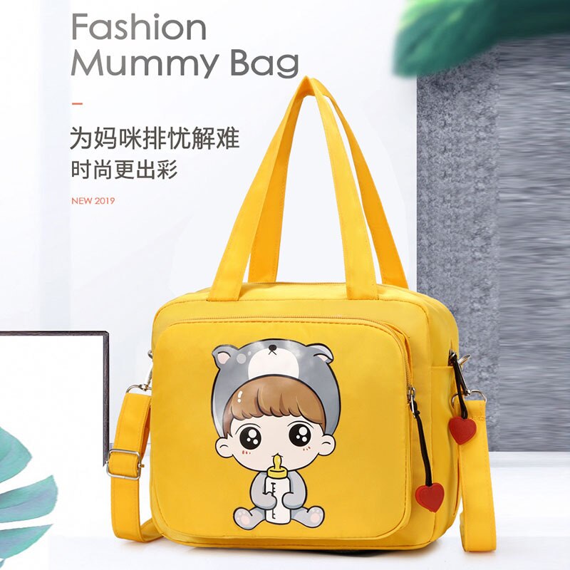 Mama Tas Outdoor Reizen Een Schouder Luiertas Multifunctionele Moeder En Baby Tas Klein Formaat Grote Capaciteit Draagtas 23*14*20Cm
