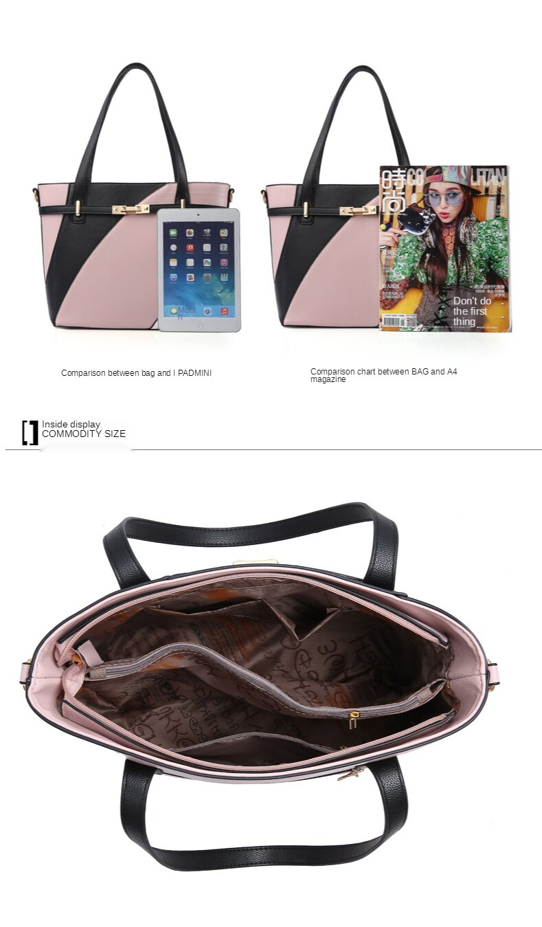 Mode Eenvoudige Pu Lederen Crossbody Tas Voor Vrouwen Casual Grote Capaciteit Schouder Tas Dame Reizen Handtassen