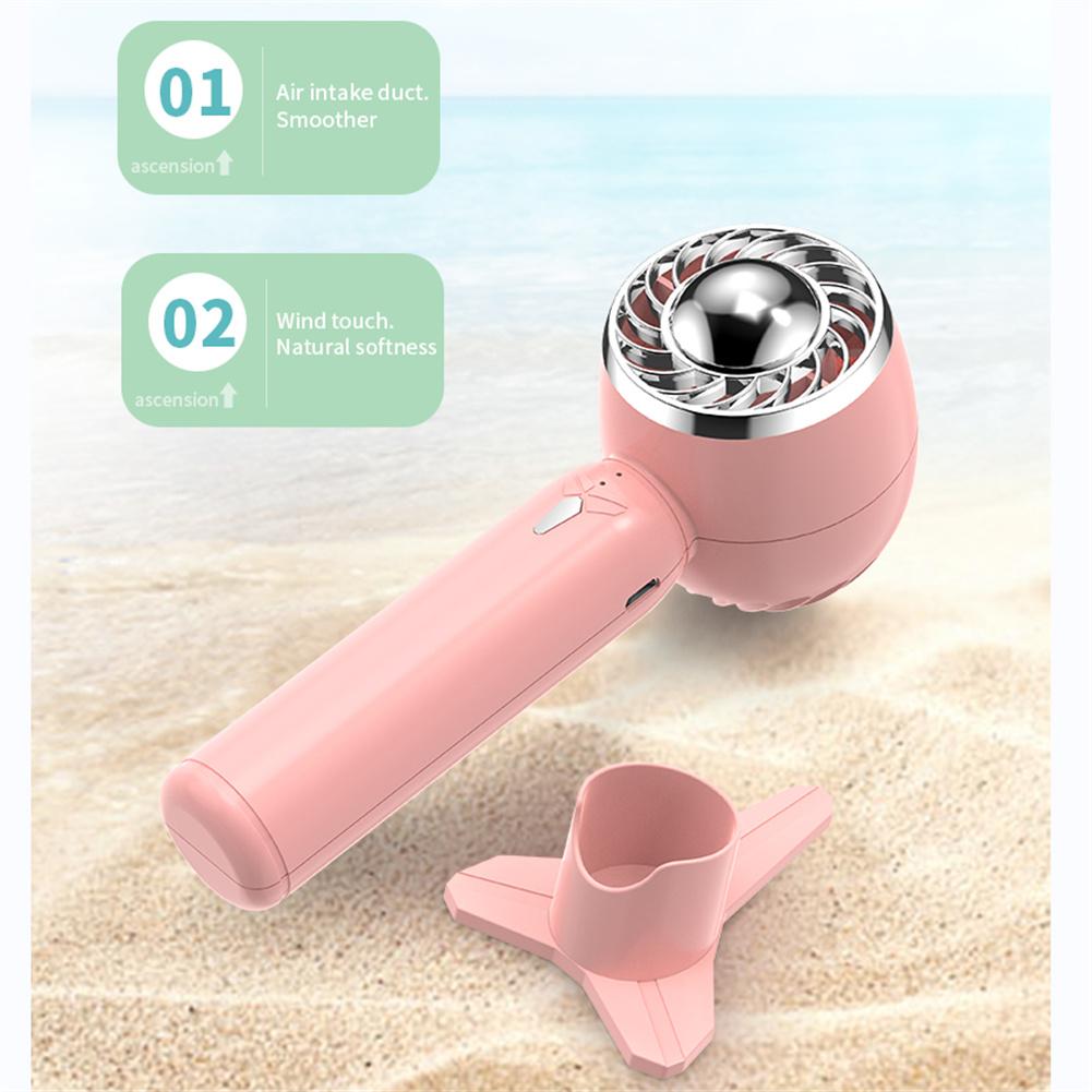 Przenośny ręczny wentylator Usb akumulator szybki mini wiatrak biurowy 2000mah o dużej pojemności