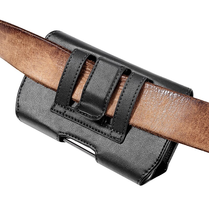 Universal bolsa do telefone para o iphone 8 samsung xiaomi huawei telefone móvel saco da cintura cinto clipe coldre capa de couro caso