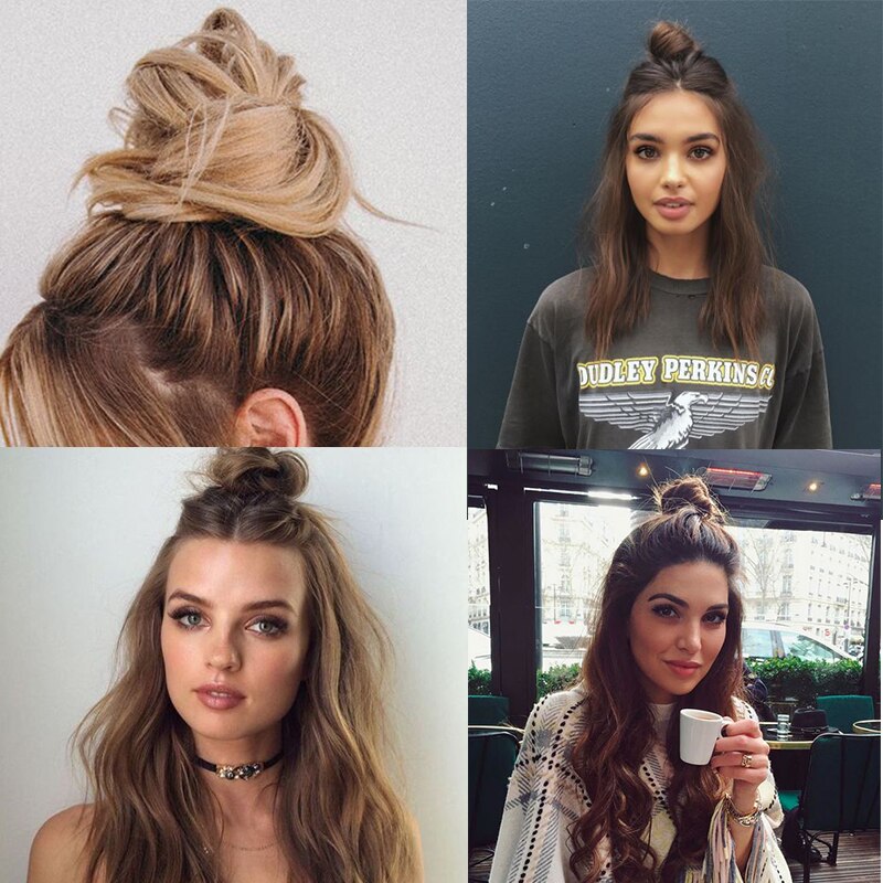 DIANQI synthétique petite pince cheveux Chignon Chignon femmes cheveux chouchou perruques pour femmes fille enfants bandes de cheveux