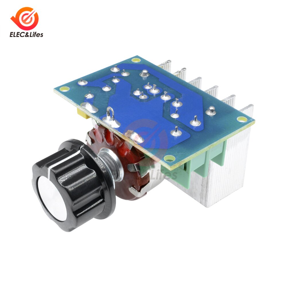 Ac 220V 3800W Scr Dimmer Dimmen Speed Controller Thermostaat Voltage