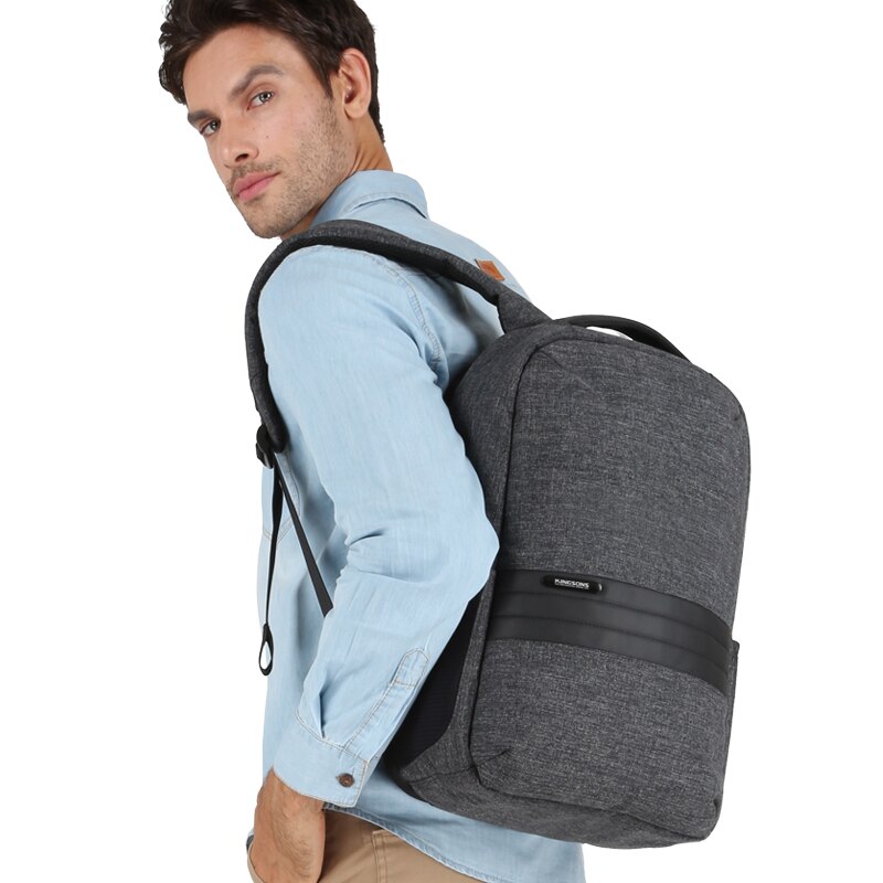 Kingsons laptoptas 15.6 voor mannen vrouwen waterdichte mochila notebook 15 inch laptop rugzak dagelijkse casual rugzak dubbele schouder