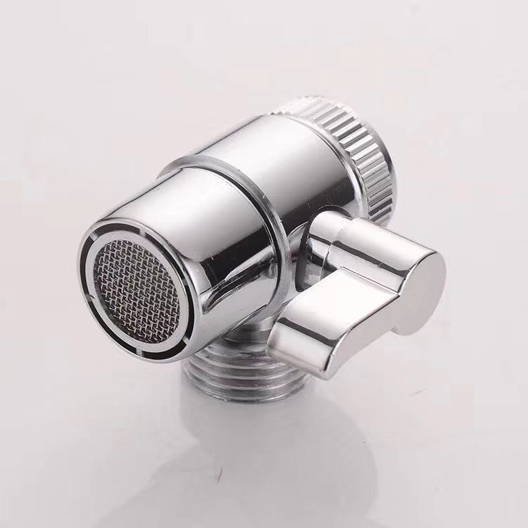 Toilet Washbasin Faucet Outlet Tee Bibcock Washing Machine Inlet Pipe T Adapter Garden Bathroom Water Distributor One In Two Out