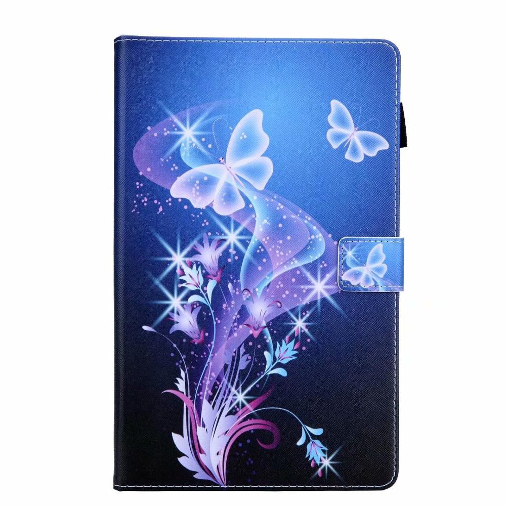 Unicorn Cute Leather Case For Samsung Tab A 8.0 SM-T290 SM-T295 Tablet Cover For Galaxy Tab A 8.0 Case Fundas: meng huan hu die