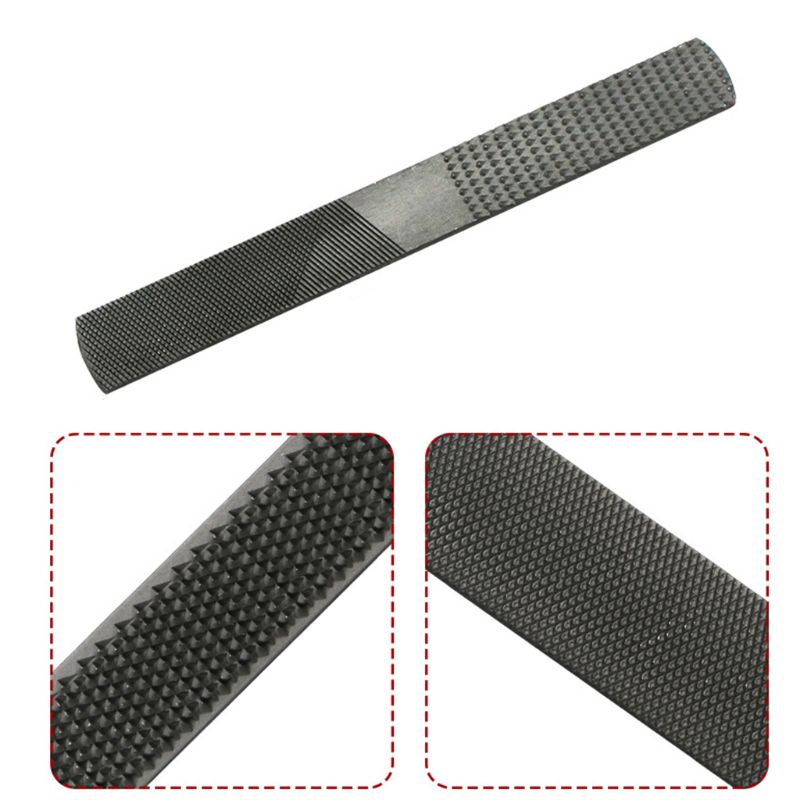 4 in 1 Carbon Steel Rasp File Carpentry Woodworking Wood Carving Hand Mill Tool