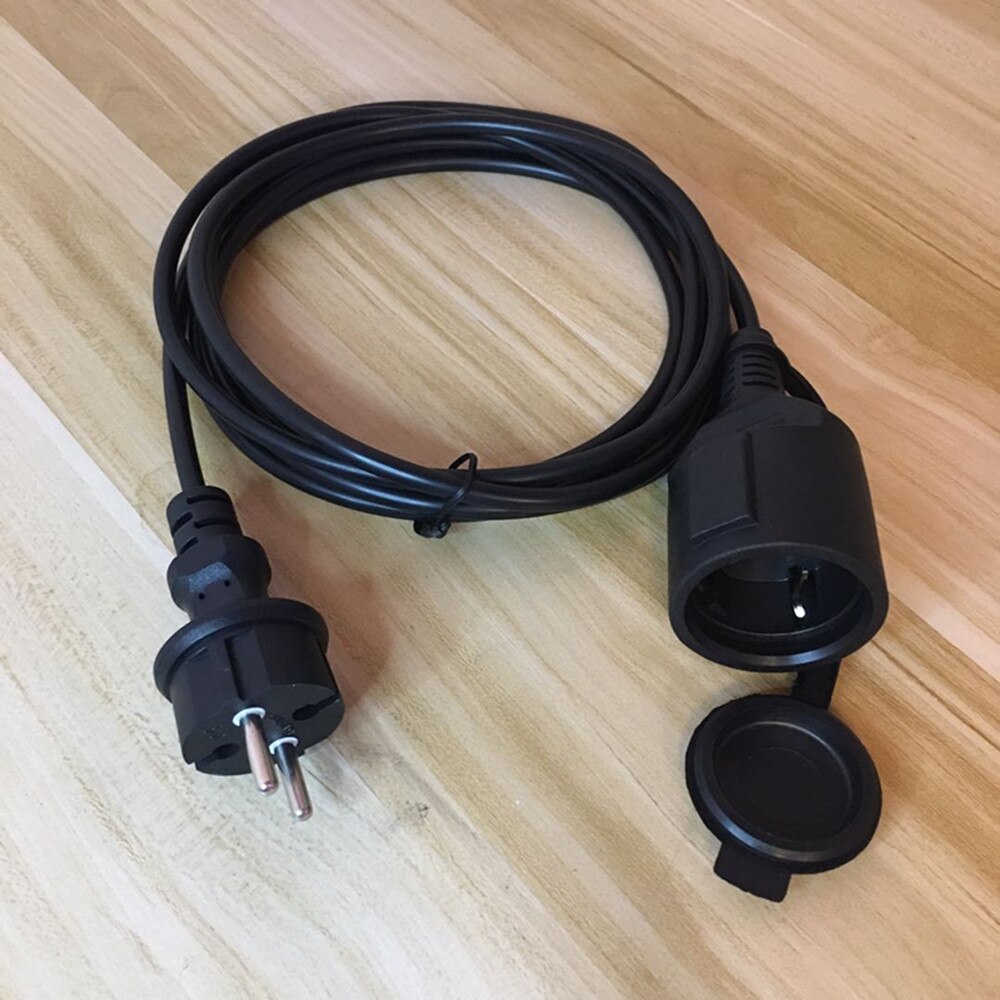 3M EU European Power Extension Cord,Germany Male to Female Power Extension Wire for PC Computer PDU UPS