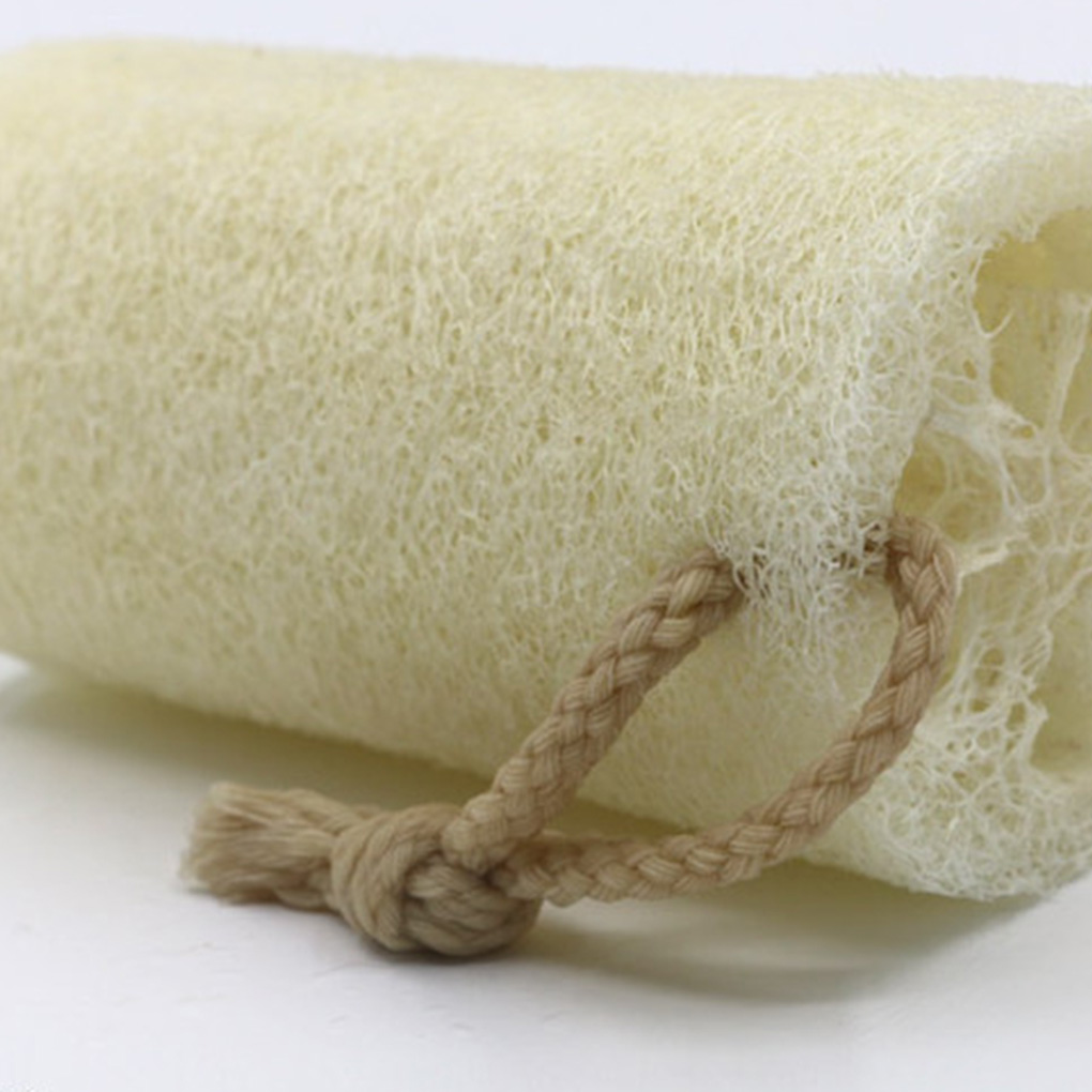 10cm Natural Loofah Bath Body Shower Sponge Scrubber Pad Household Merchandises Cutable Sponge Bathroom Accessories