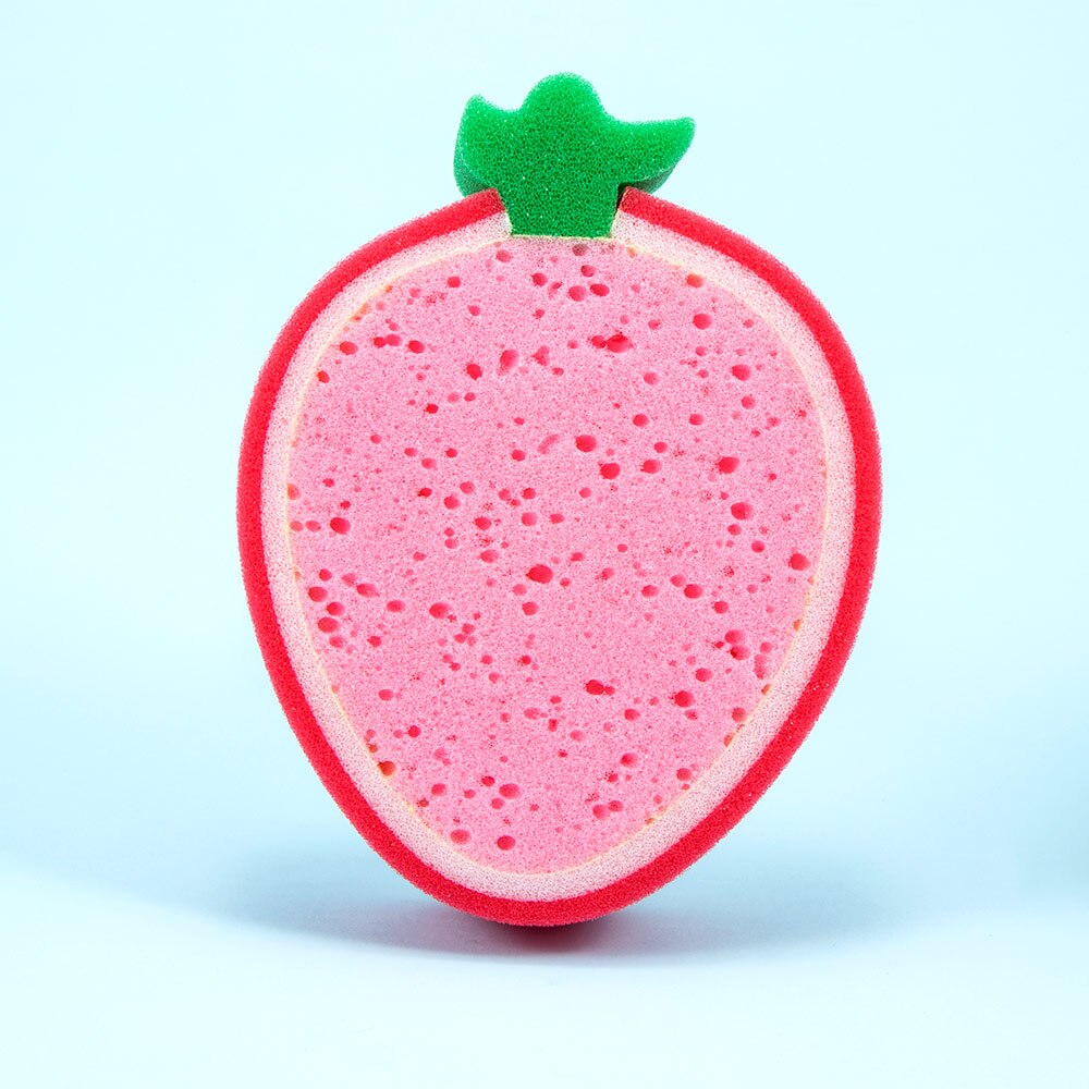 Espesar estropajo limpieza esponja paño limpieza estropajos esponjas de cocina trapos fuerte descontaminación paños: 1