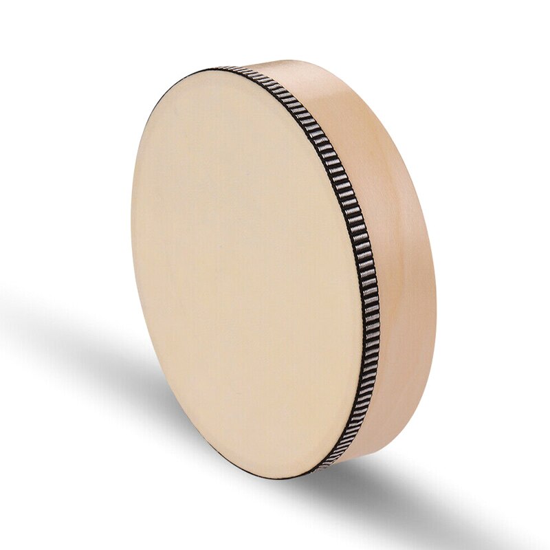 Tambor de mano de madera para niños, juguete de percusión, marco de madera, juego de música, SEC88