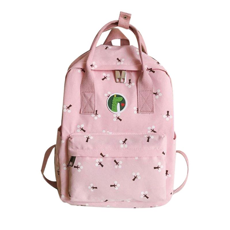 Thinkthendo mulher lona mochila escolar verão daypack ombros mochila bolsa para adolescentes