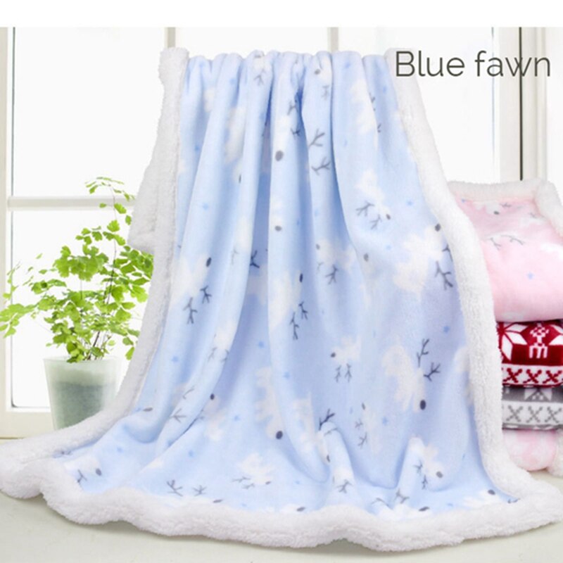 Baby Blanket Easy to Clean Suitable for Newborn Babies Simple Style Stroller Blanket 80*100cm Cartoons Comfortable Baby Blankets