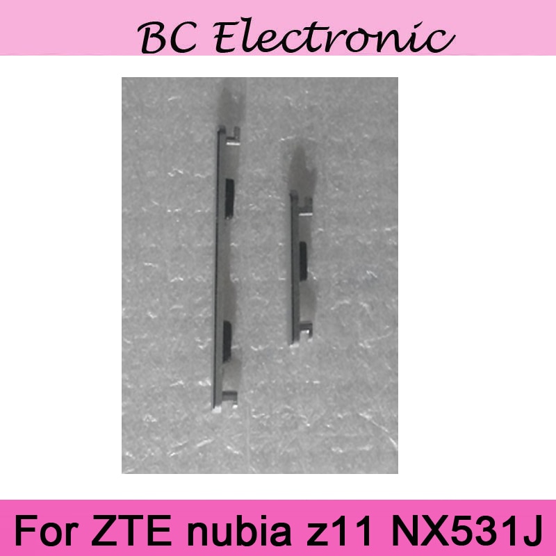 Zijknop Power en Volume knop een Set voor Nubia Z11 Z 11 NX531J Mobiele Telefoon Button Key Vervangende Onderdelen