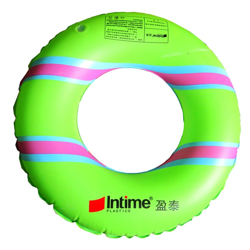 Anillo de natación inflable para niños, flotadores de piscina, anillos de agua, verde, azul, rosa, amarillo, 60cm-80cm