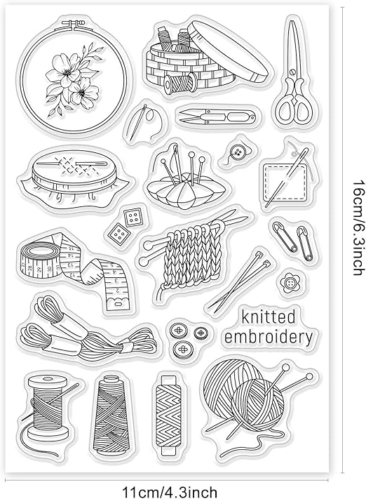 1 vel decoratieve duidelijke stempels plastic stempels boerderij dier siliconen stempel filmframe transparante zegel stempels voor cadeau fotoalbum: Rose Rood