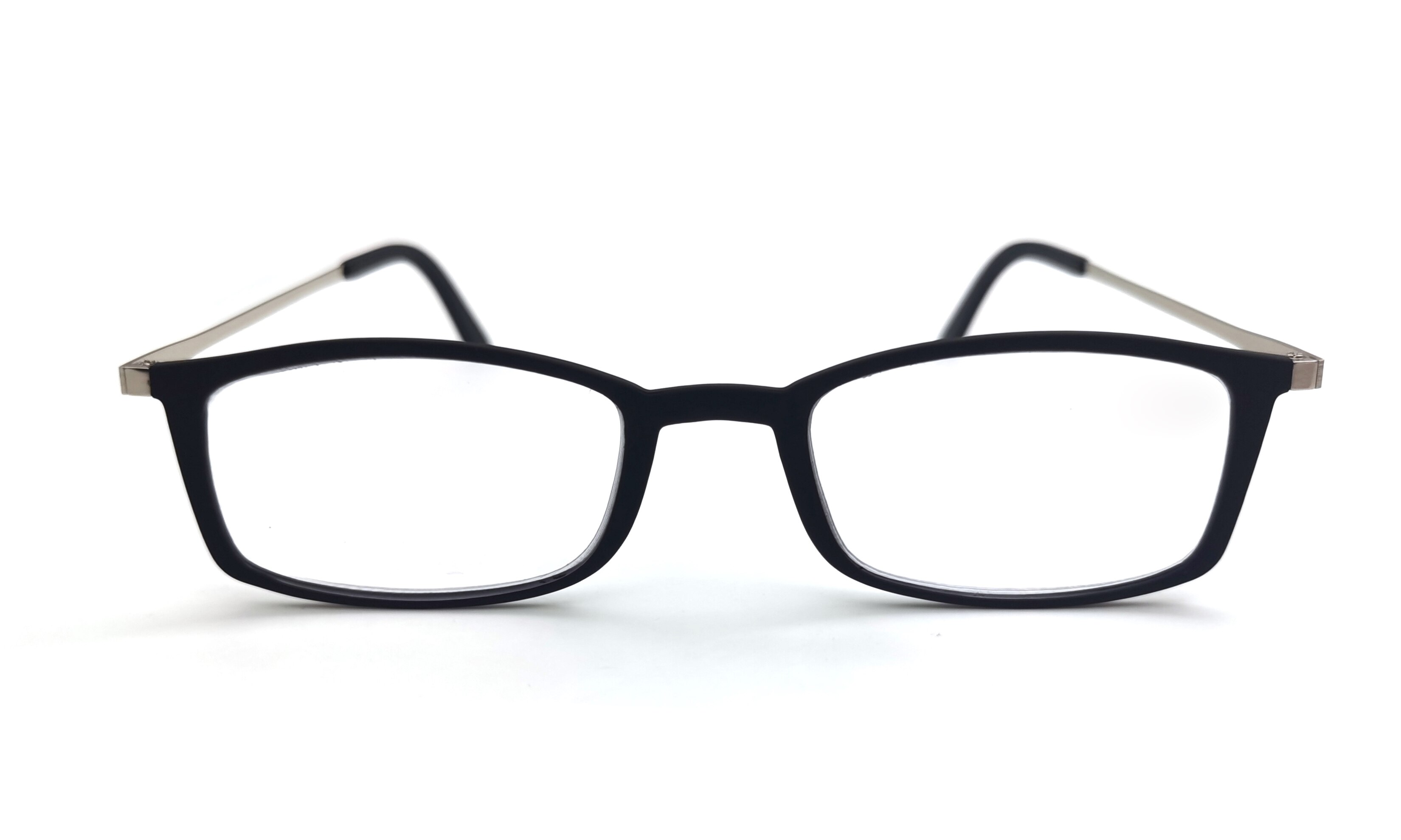ROLIPOP Reading Glasses Anti Blue Ray for Men Womens Thin Presbyopic Glasses Man: +100 / Black