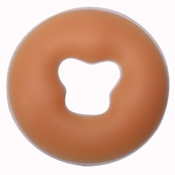 Almohada de silicona en forma de U para el cuidado de la salud, almohadilla de Gel para Spa, descanso facial, masaje de espalda y cuerpo, cojín de cuna: Orange