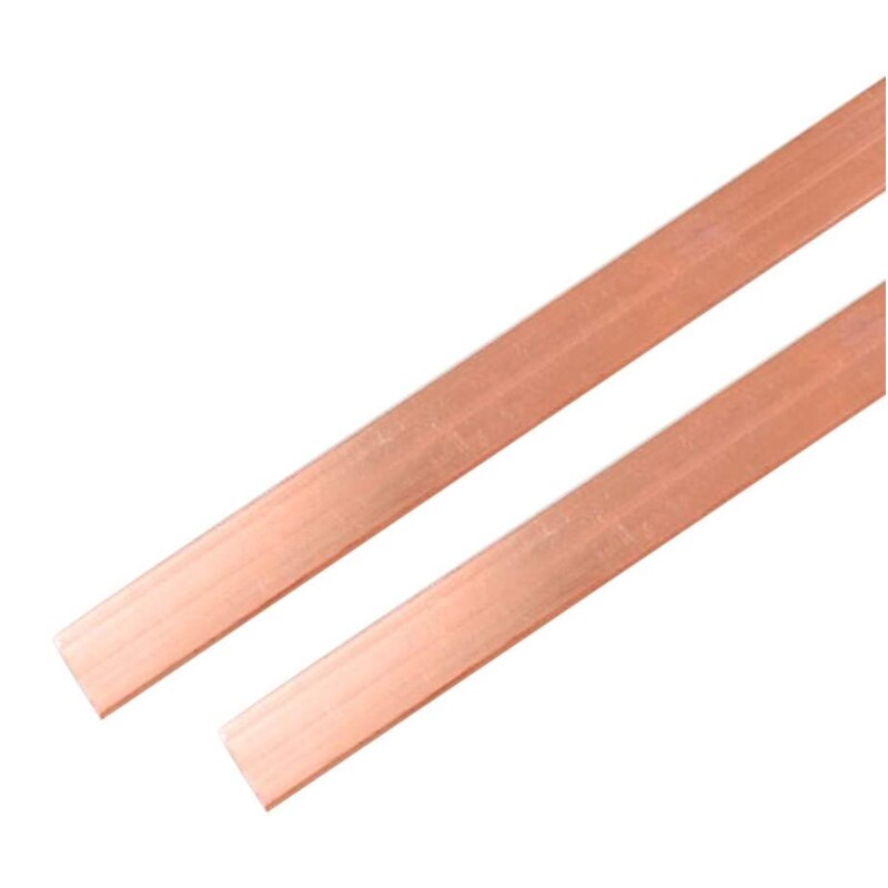 Bande de cuivre rouge pur 99%, feuille de cuivre rouge, feuille de cuivre, barre de bricolage, matériel CNC multi-taille 1 pièce