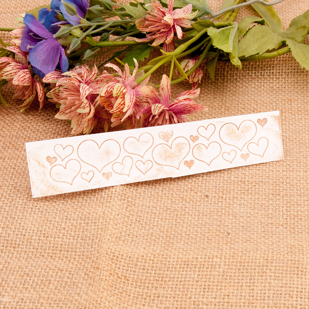 Love Heart Embossing Folders For Card Making Supplies Paper Craft Scrapbooking Plastic Embosser Stencil