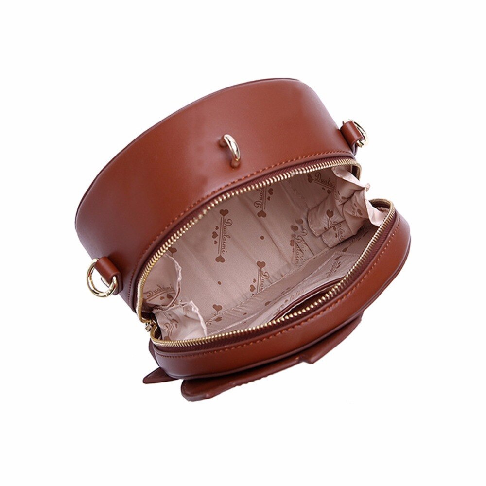 Zentell bolsa de ombro de raposa de couro sintético