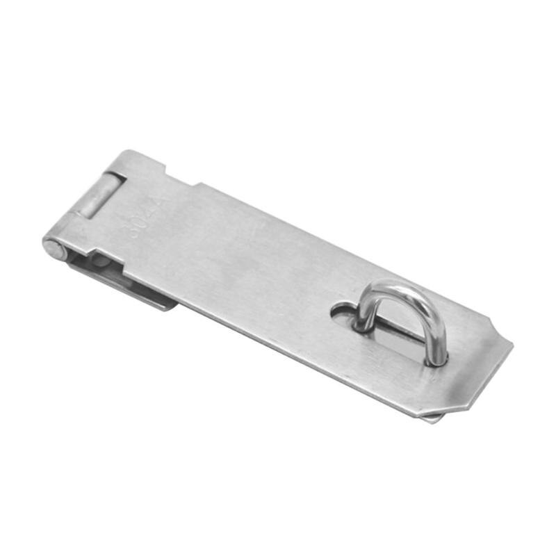 Anti-vol moraillon agrafe hangar loquet acier inoxydable serrure de porte cadenas fermoir facile installer ménage Anti-effraction matériel