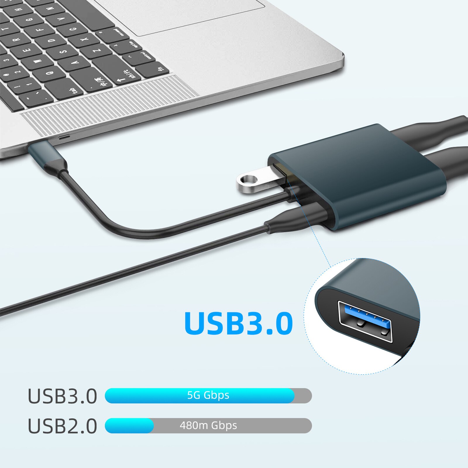 Typ C robić 2 stacja dokująca HDMI konwerter podstawa projekcyjna gospodarz przewodowa stacja projekcyjna stacja dokująca konwerter dla Macbook