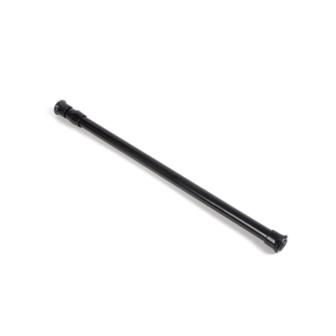 Extendable Adjustable Spring Tension Rod Pole Curtain Shower Bathroom Window: Black 30-50cm