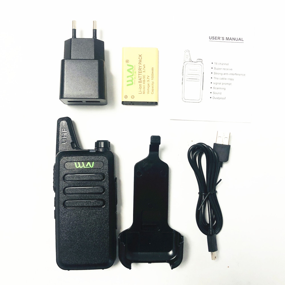 WLN KD-C1 MINI handheld transceiver KDC1 UHF two way Radio Ham communicator HF cb radio station Mi-Ni Walkie Talkie WLN KD C1