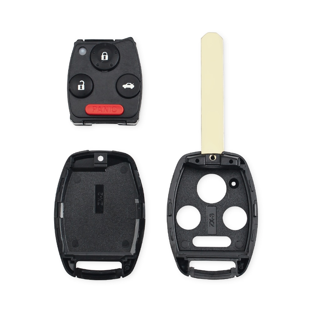 KEYYOU Replacement With Buttons pad Keyless Entry Remote Car Key Fob For Honda Accord CRV Pilot Civic 2003 2004 2005 2006 2007