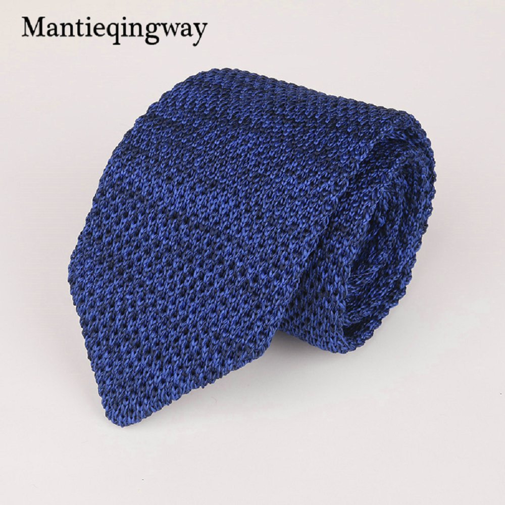6 Cm Knit Gebreide Ties Voor Mens Pak Stropdas Effen Kleur Skinny Mannen Geweven Gravatas Slim Sjaaldassen Hals tie: 079