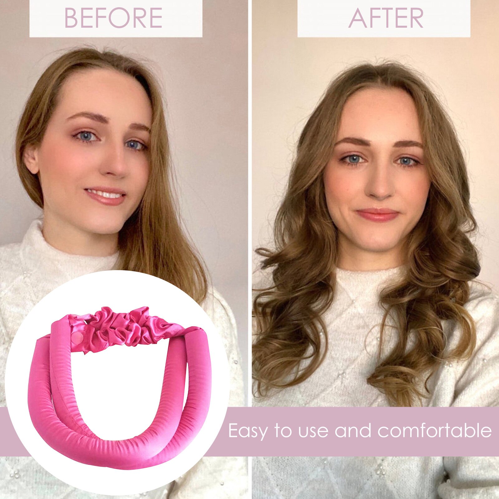 Heatless Curling Staaf Hoofdband Krullen Zijden Lint Lui Krultang Haar Rollen Slapen Soft Wave Formers Vrouwen Haar Styling Tools