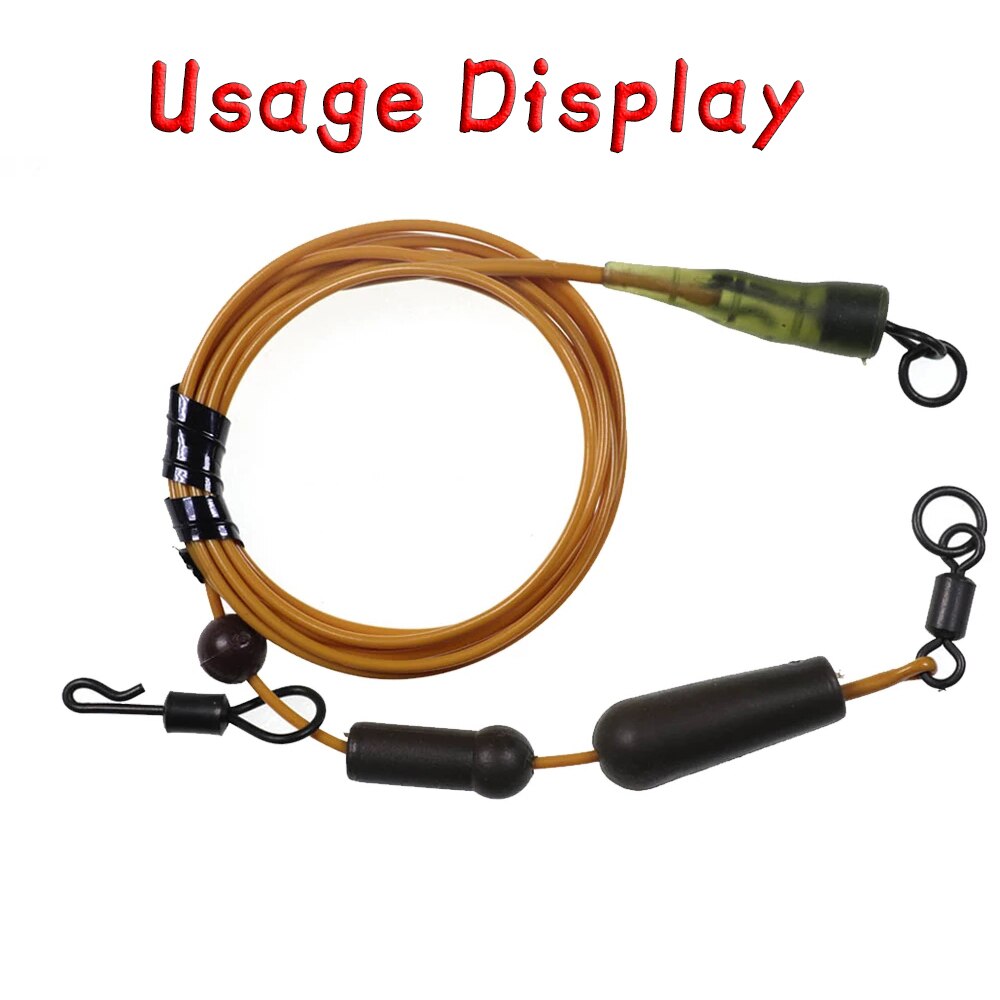 JIGEECARP girelle da pesca alla carpa da 25 pezzi Snap a cambio rapido per attrezzatura da pesca alla carpa attrezzatura da pesca terminale