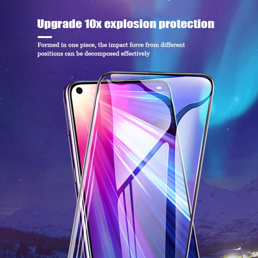 3PCS Completa Protezione Dello Schermo Della Copertura su Honor 10 20 30 50 Lite 8A 9A Vetro Temperato Per Honor 20 Pro 8X 9X 8C 9C 10i 20i 30i di vetro