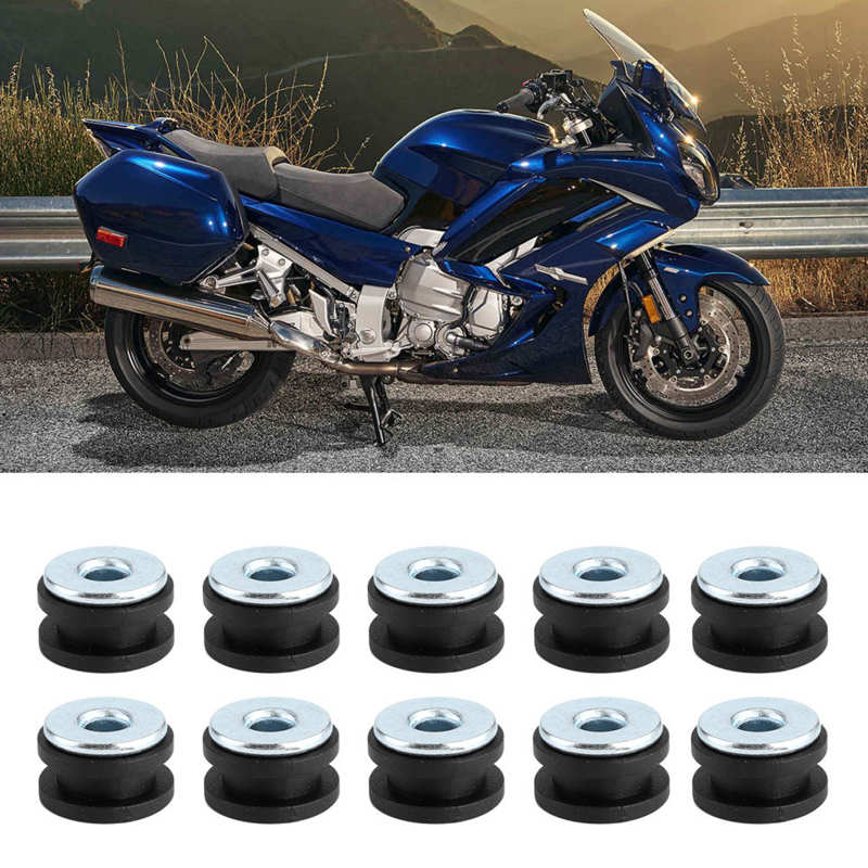 Motorcycle Rubber Grommets Kit Replacement Accessories for Fairings Cowling Motorcycle Grommets Kit